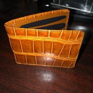 Brooks bother alligator wallet